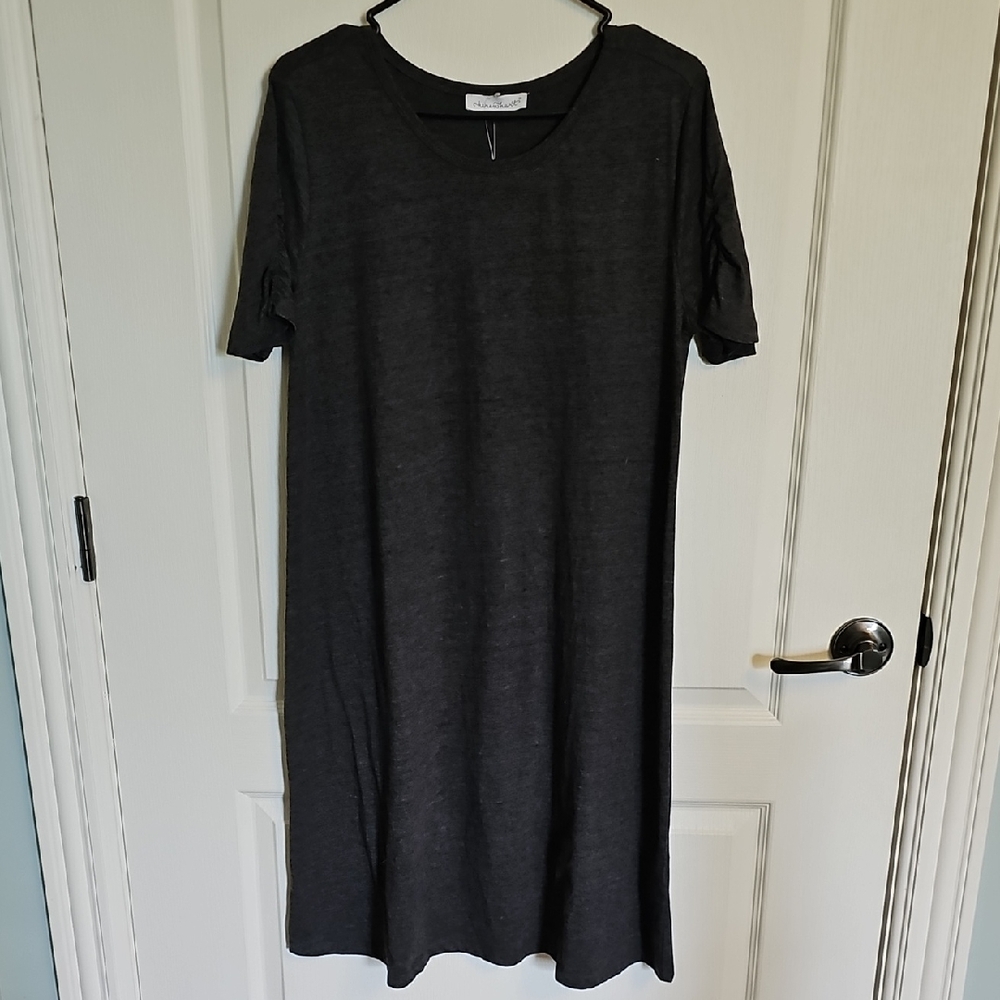 Black Short Sleeve Dress